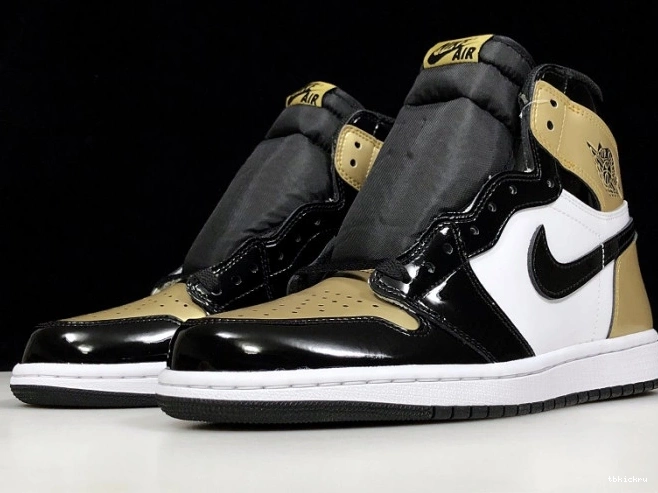 Reps TBkick 861428-007 Jordan Glod Retro Air Toe High 1 0708
